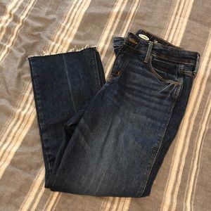 Old Navy Flare Cropped Jeans High Waist NWOT
